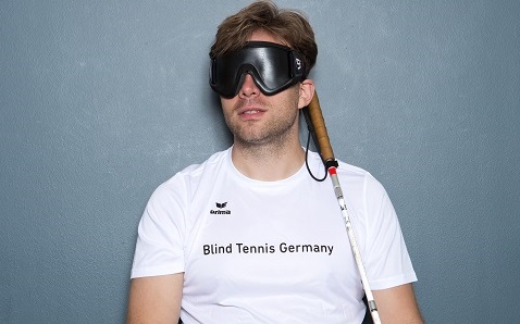 Michael Wahl, Blind Tennis 2017 in CGN für WeltN24